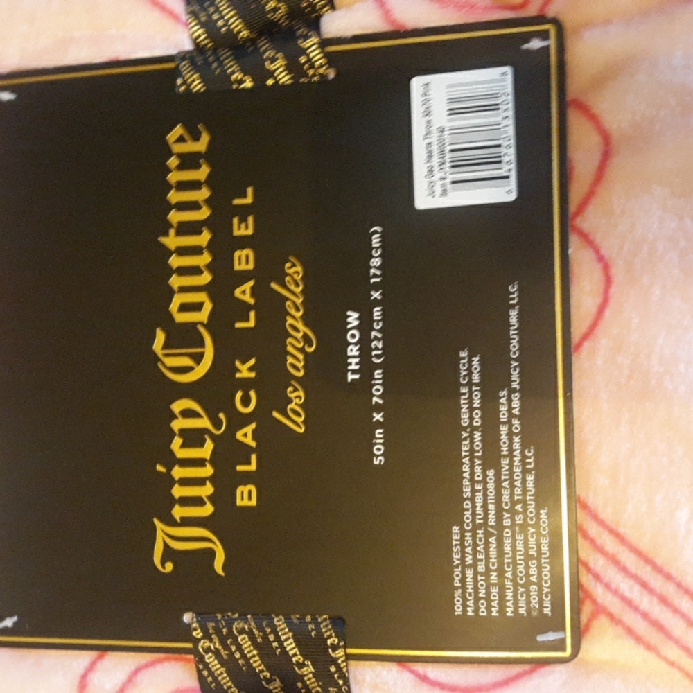 Juicy Couture THROW - Picture 4 of 6